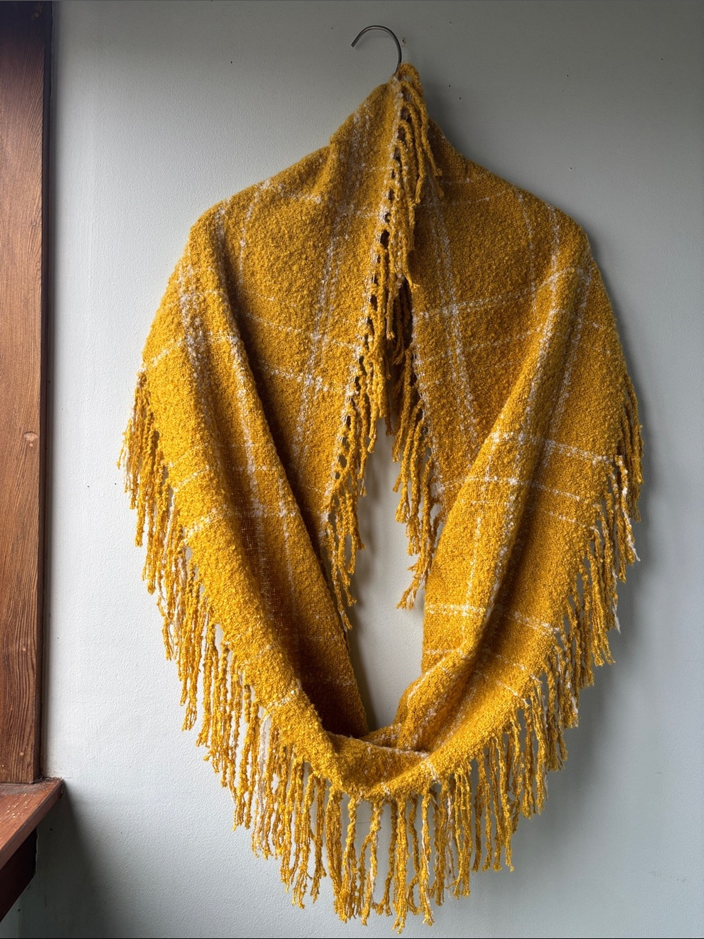 Mustard Yellow Infinity Scarf